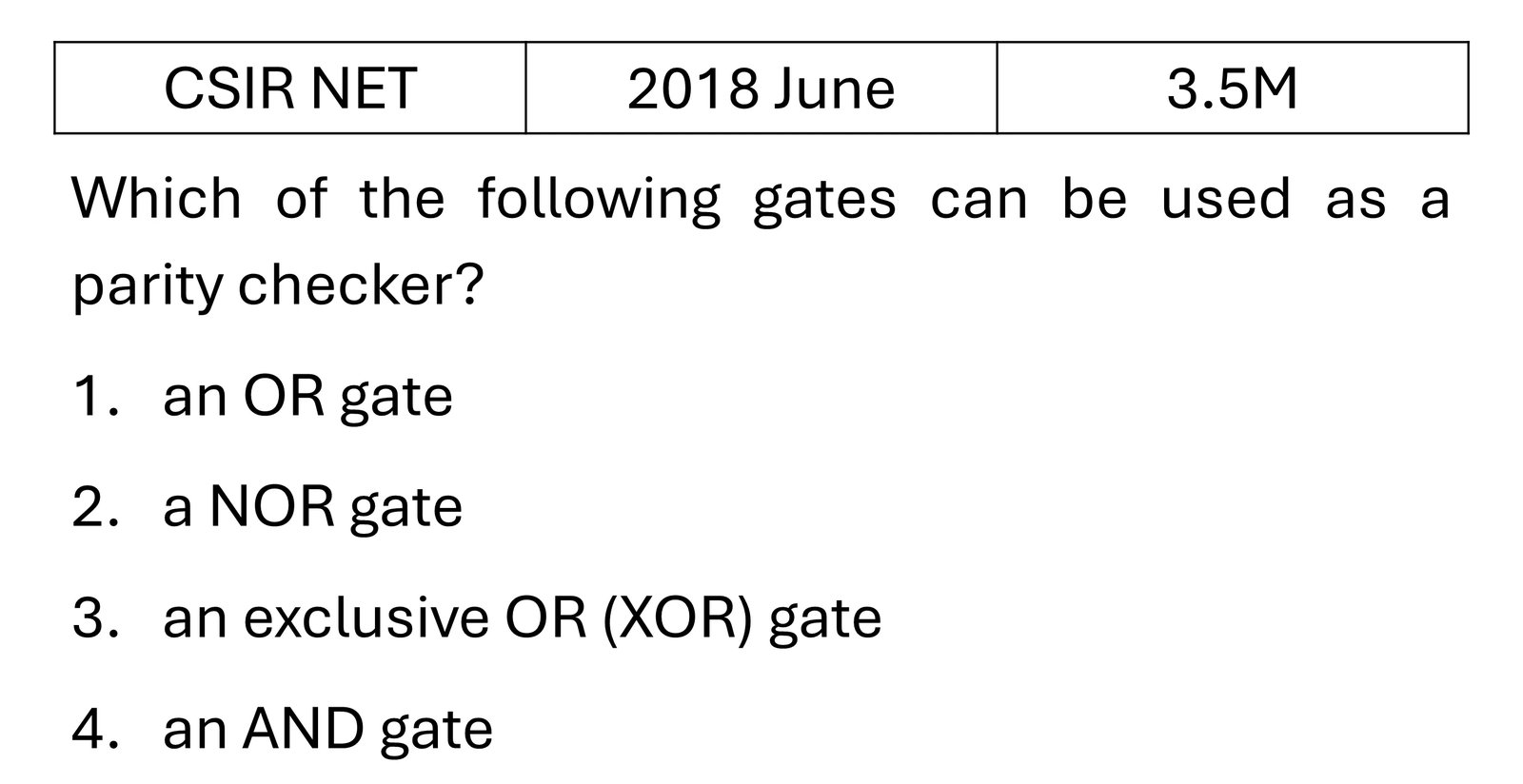Question 5
