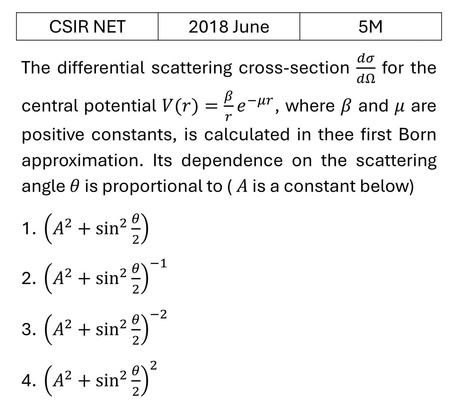 Question 7