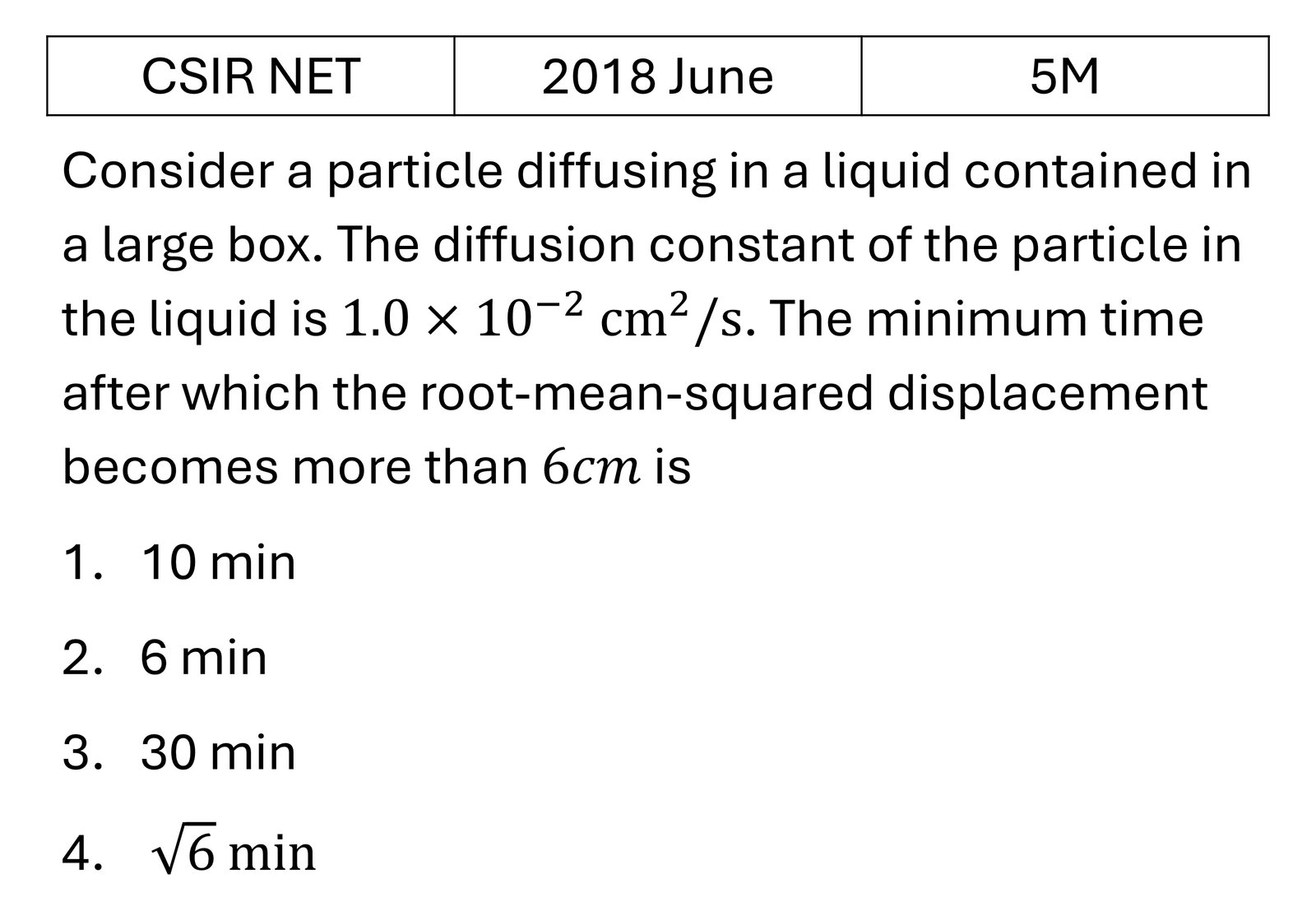 Question 6