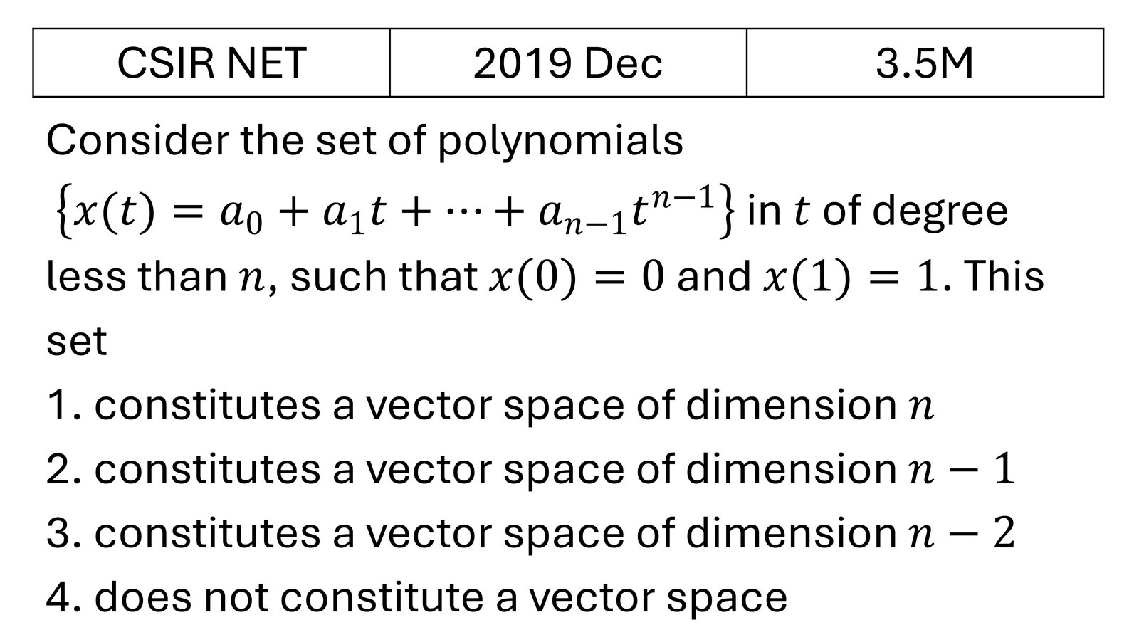 Question 4
