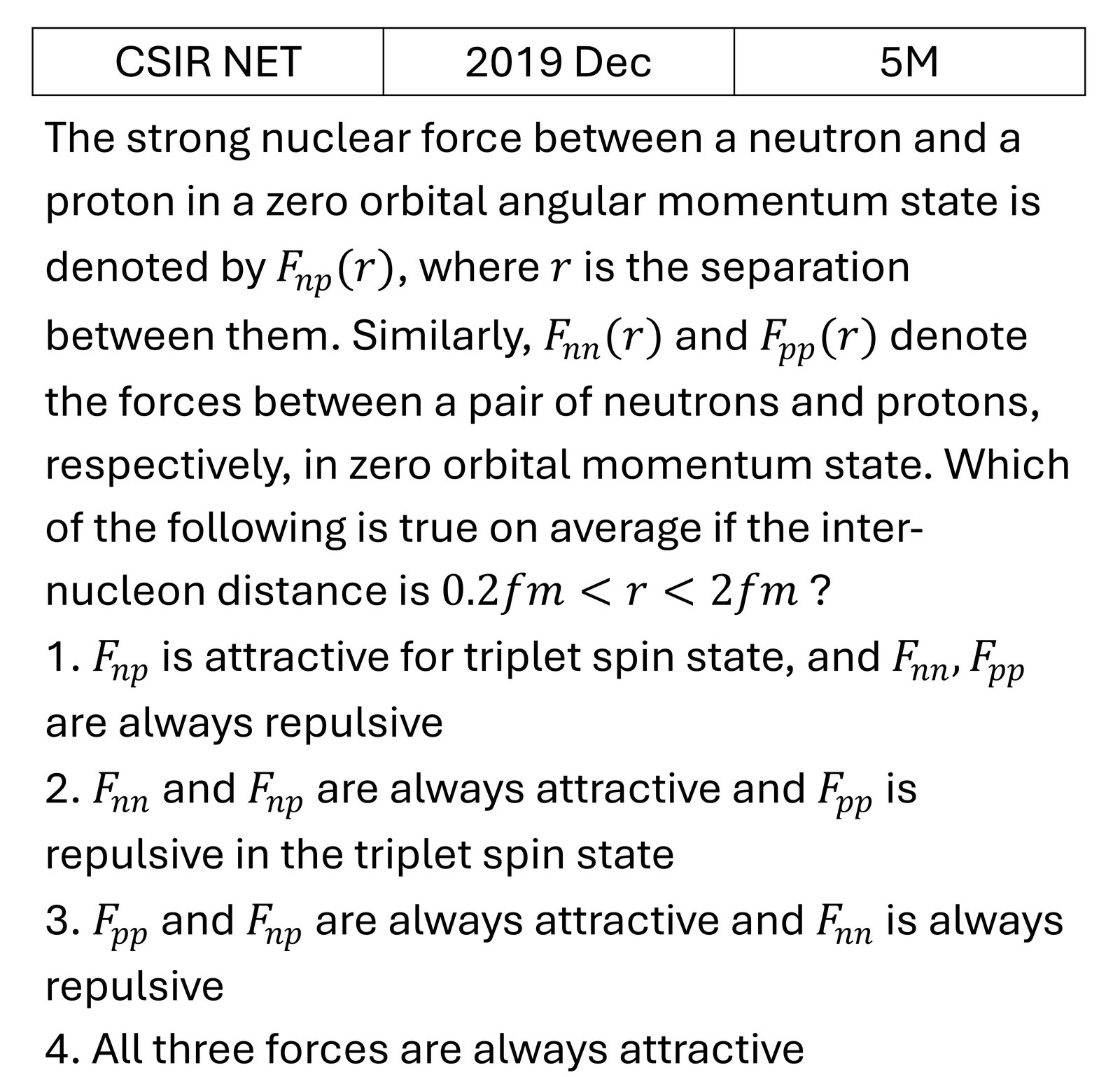 Question 3