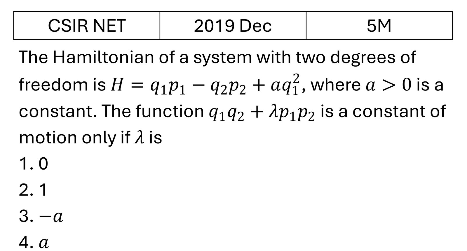 Question 2
