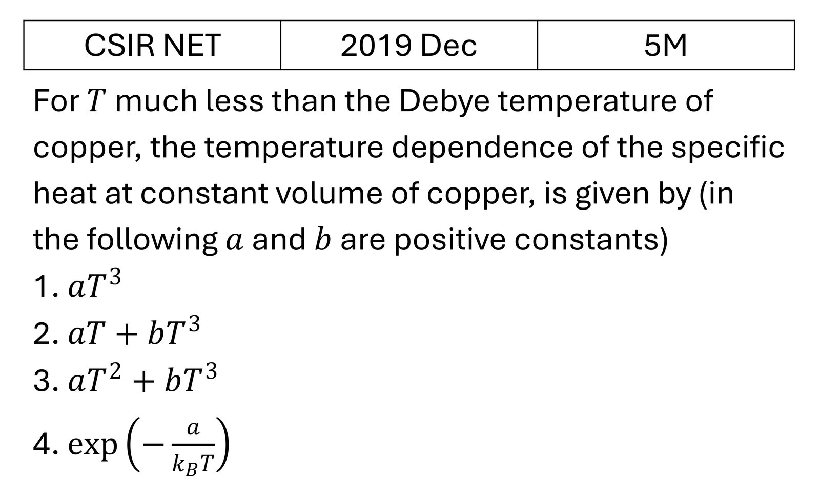 Question 3
