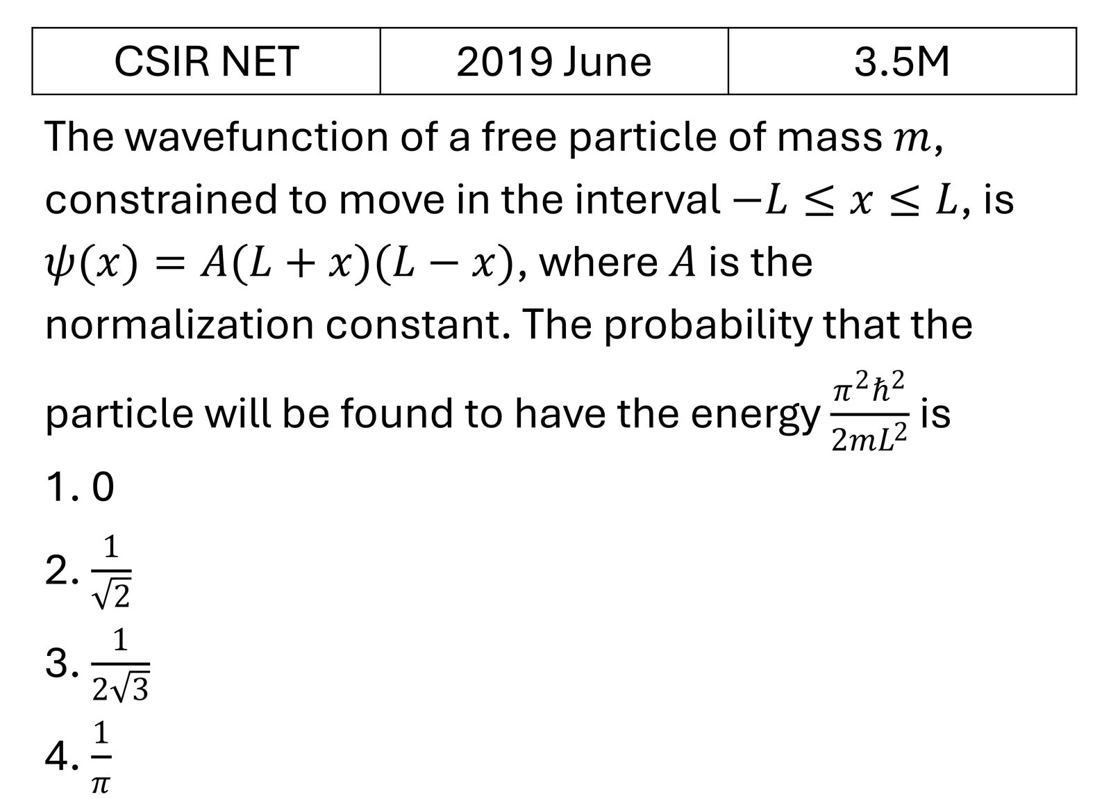 Question 7