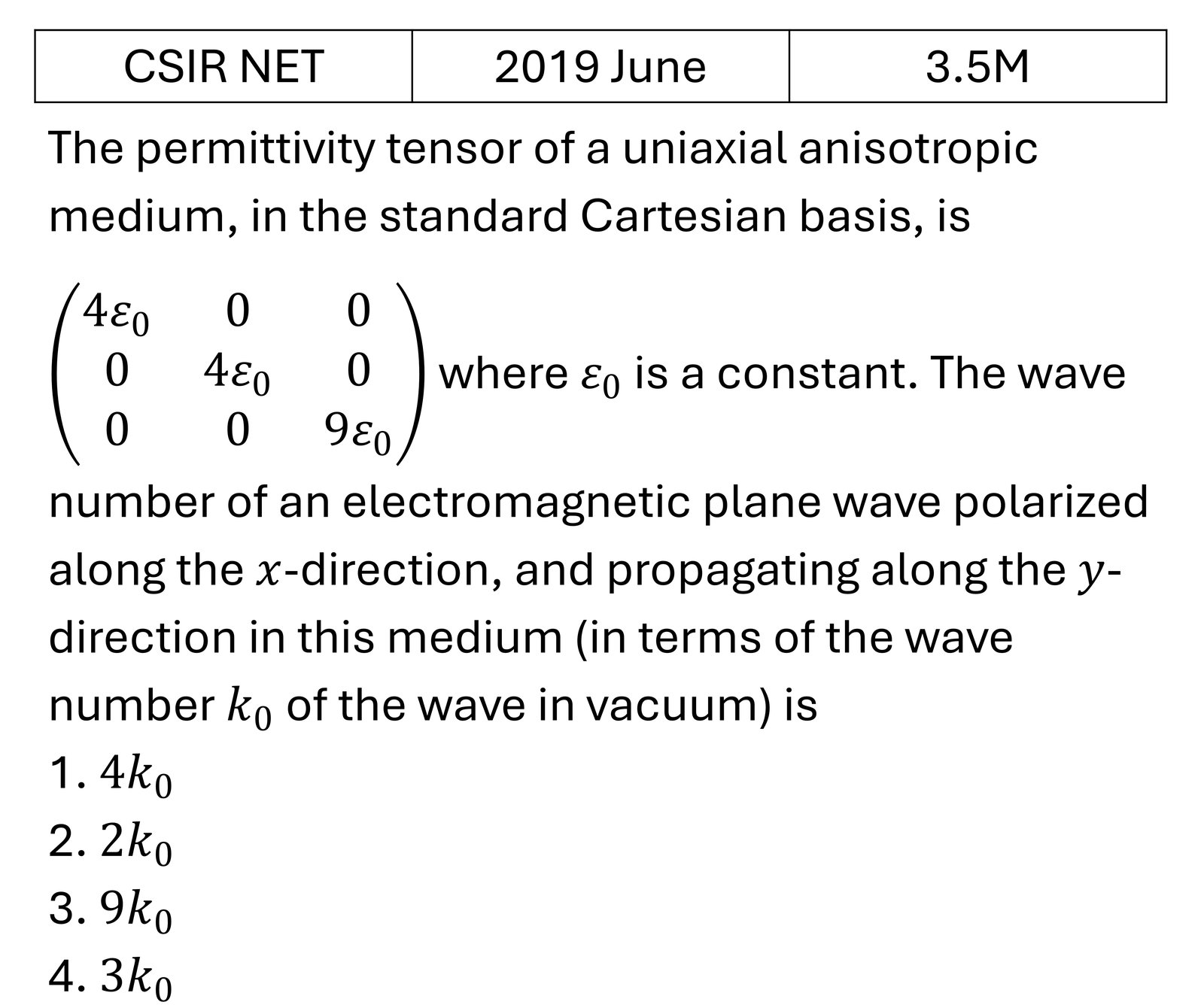 Question 3