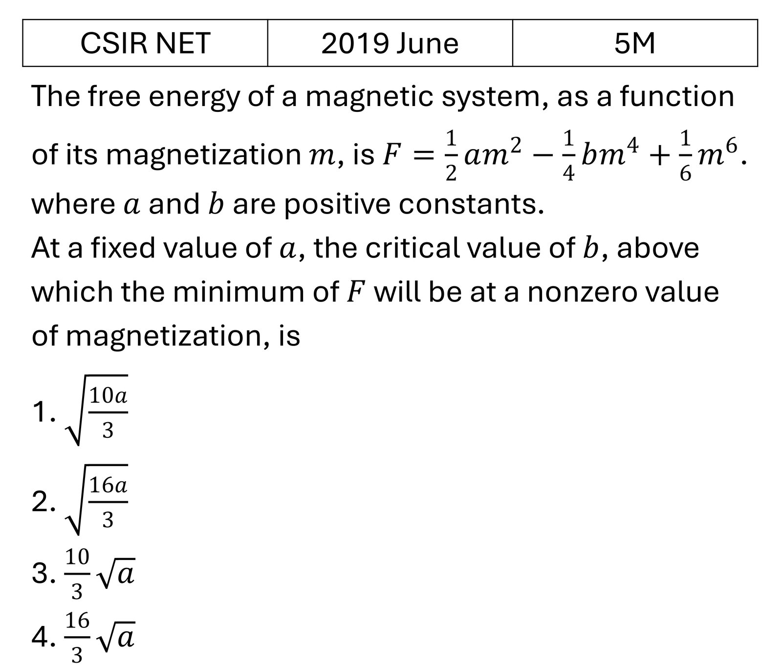 Question 4