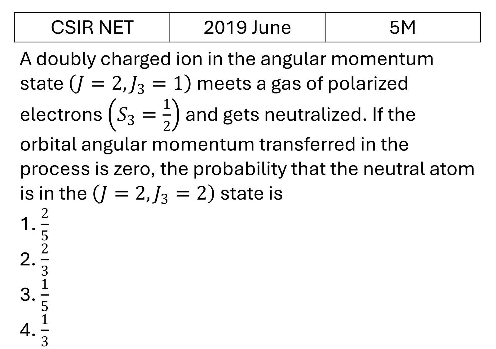 Question 2