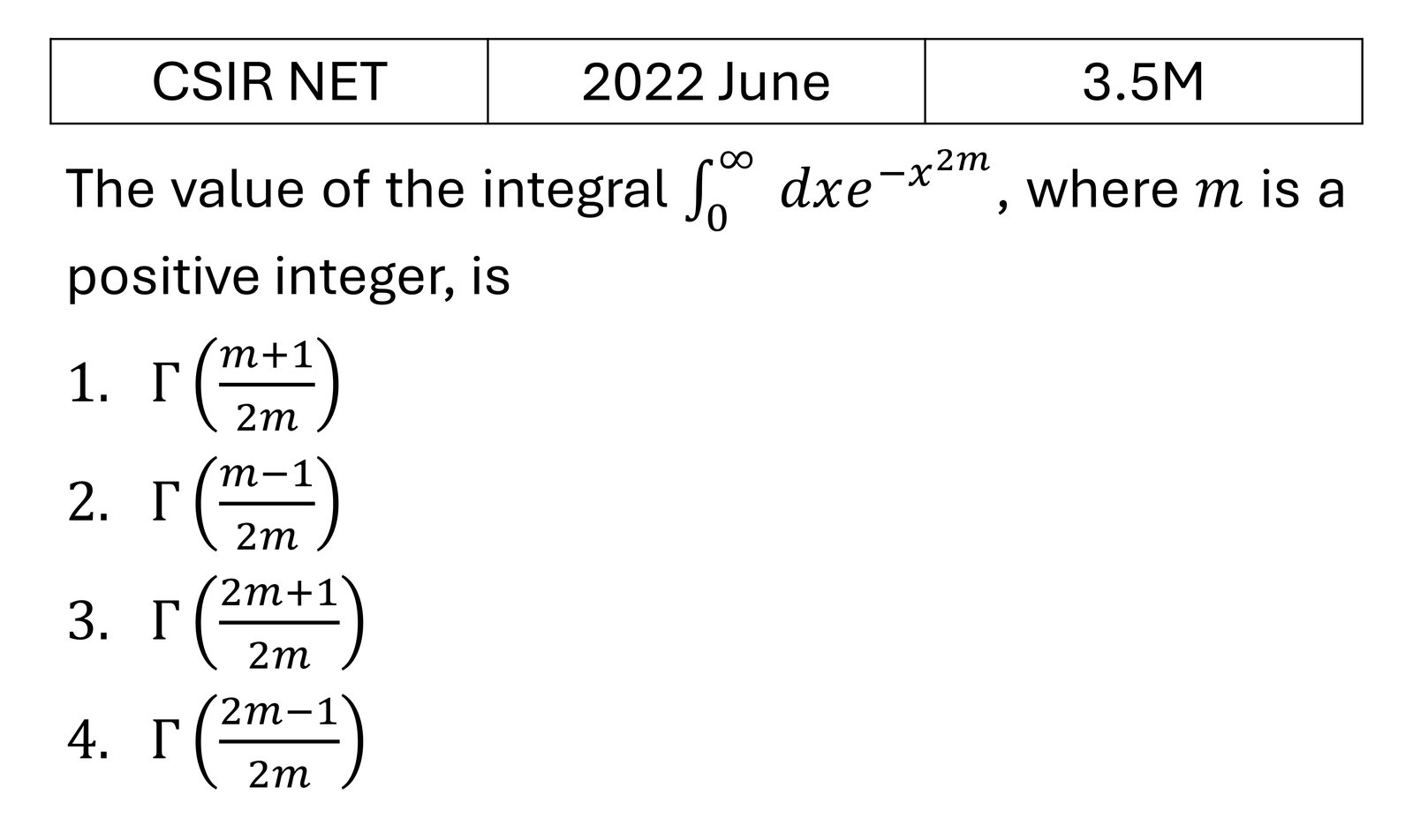Question 3
