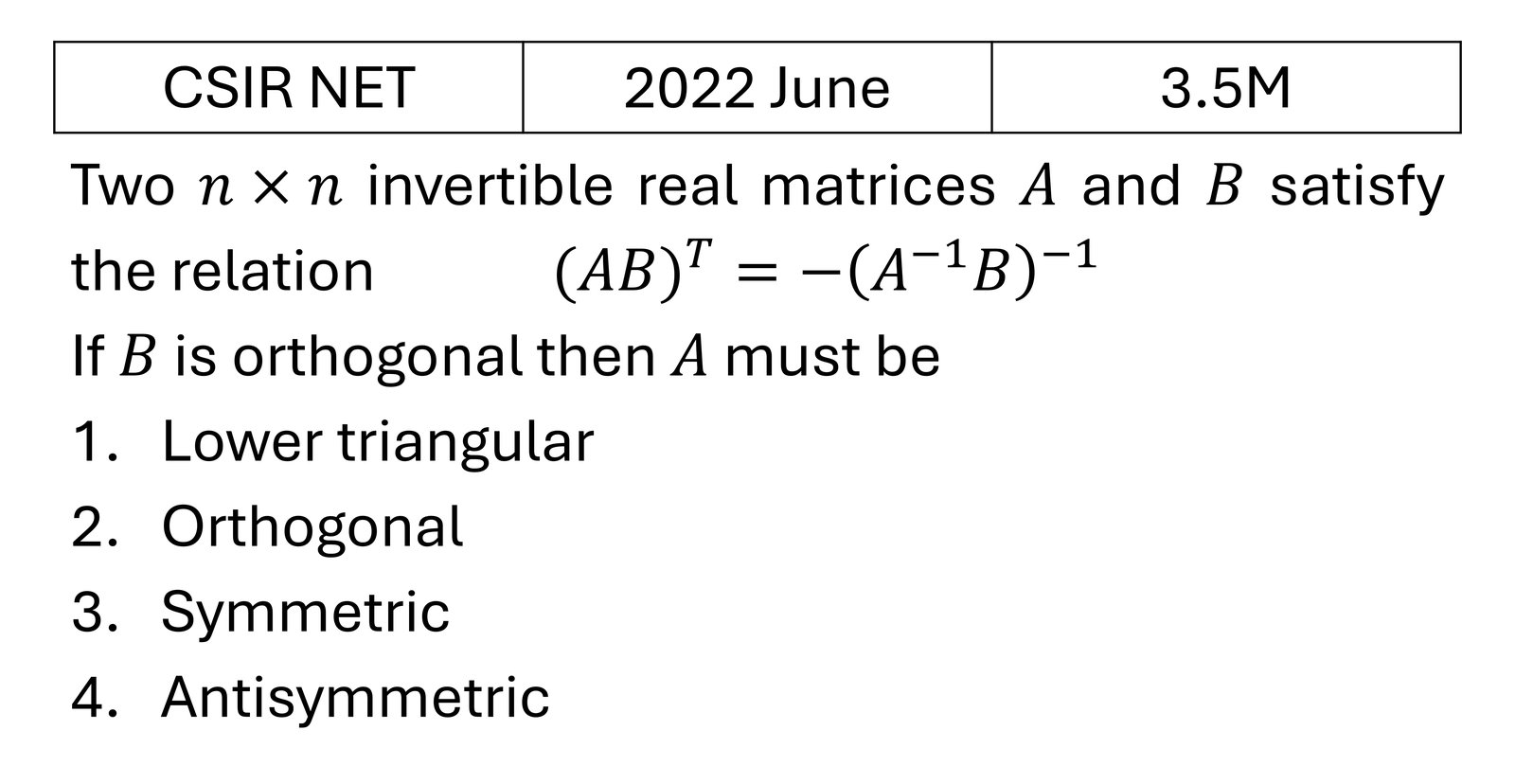 Question 12