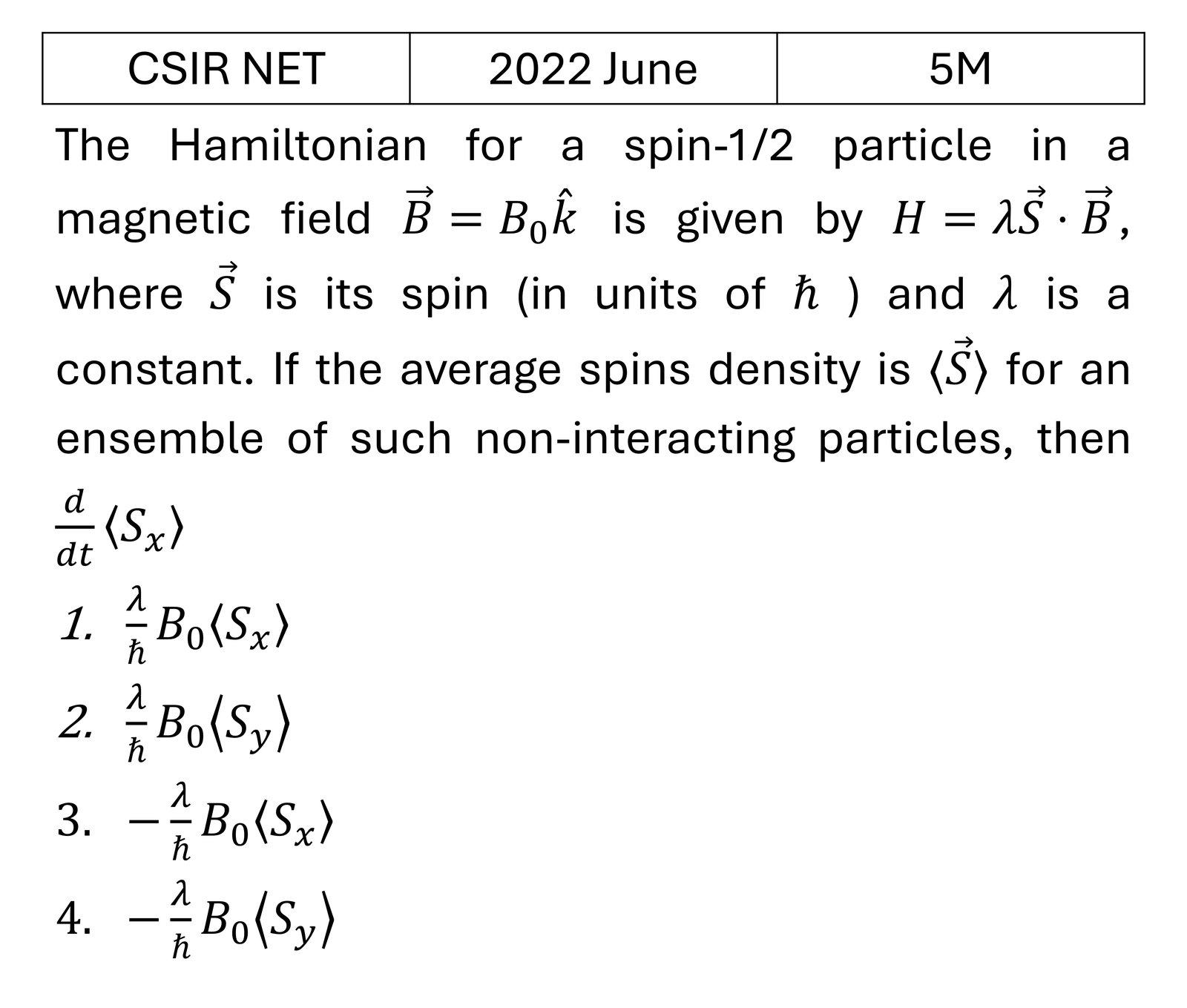 Question 6