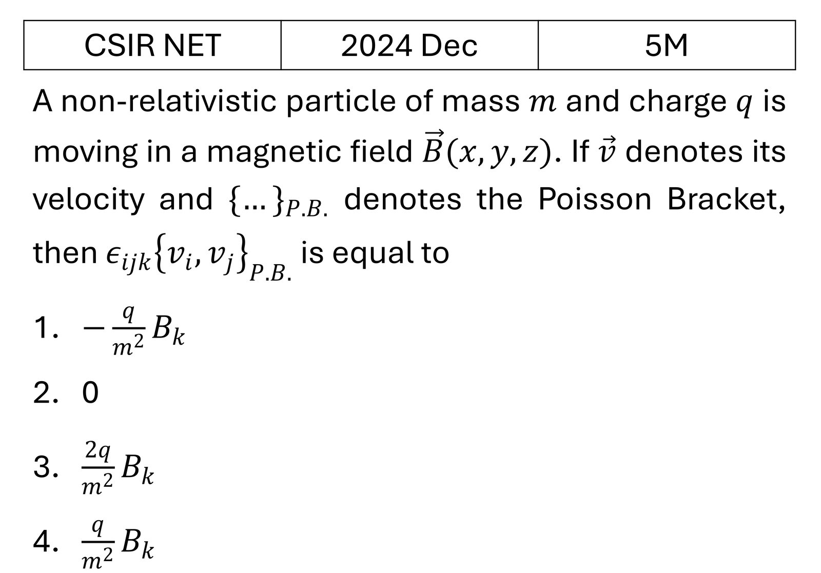 Question 3