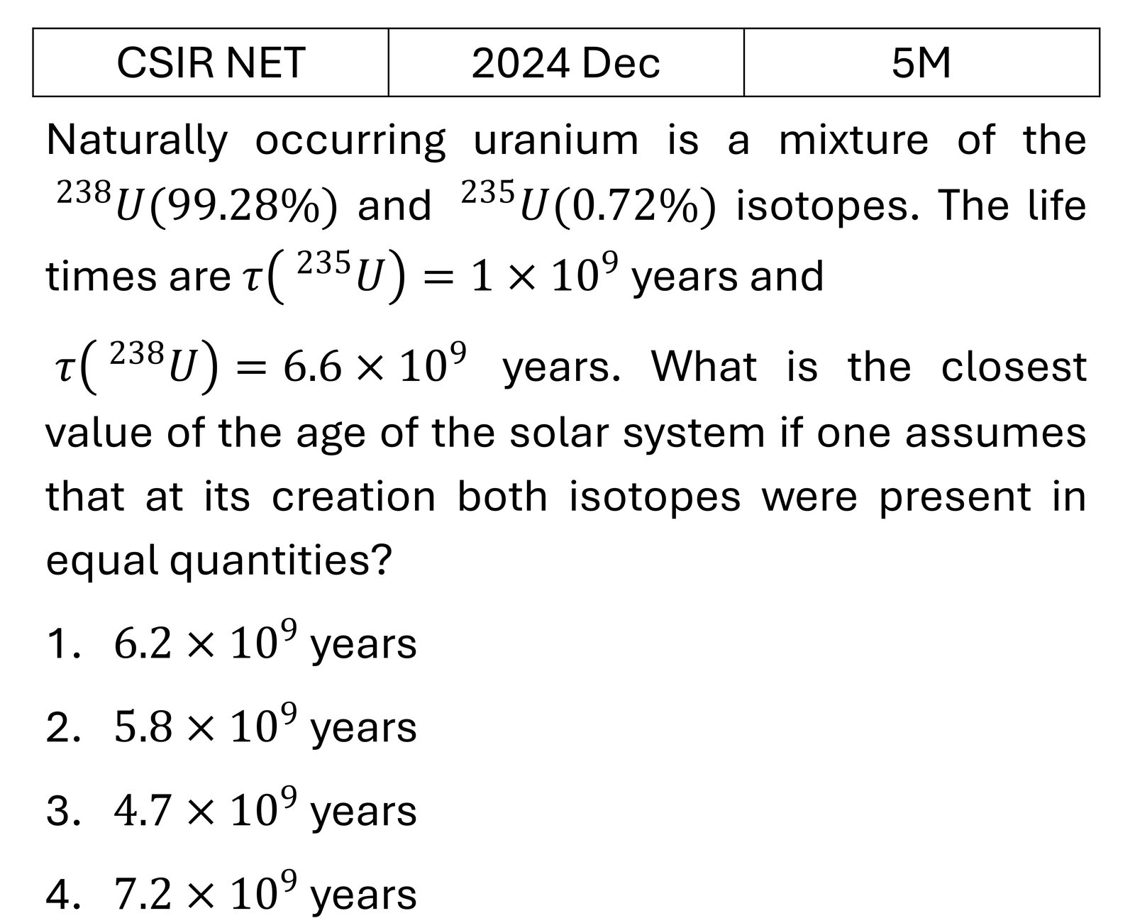 Question 9