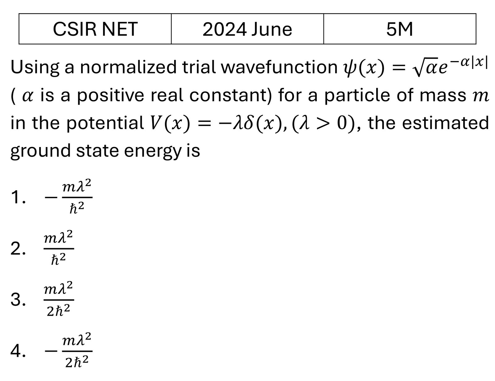 Question 5