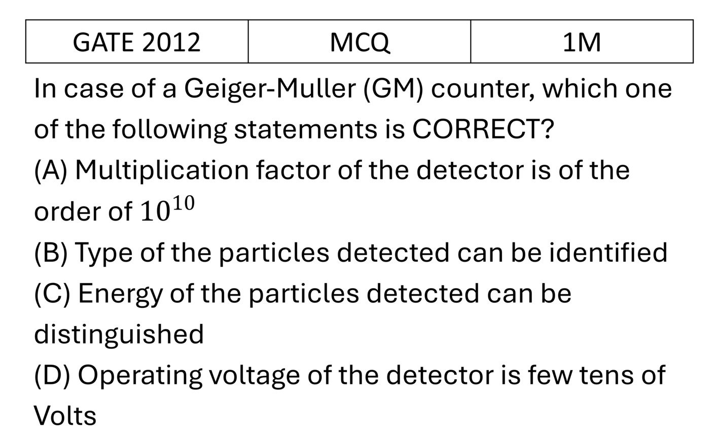 Question 1