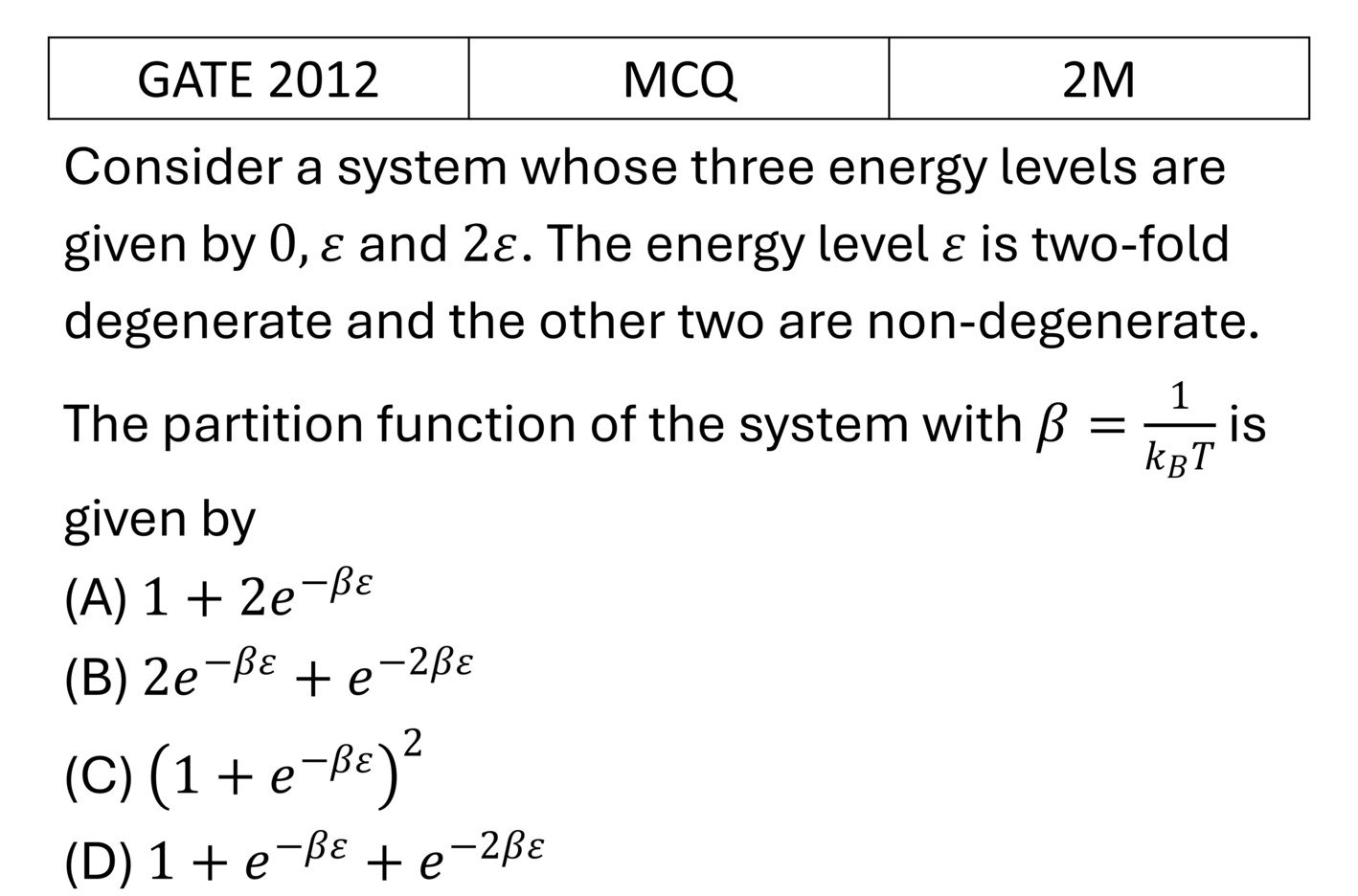 Question 1
