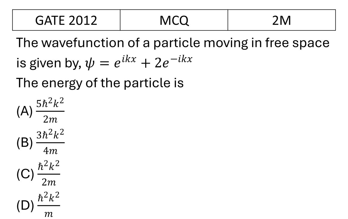 Question 1