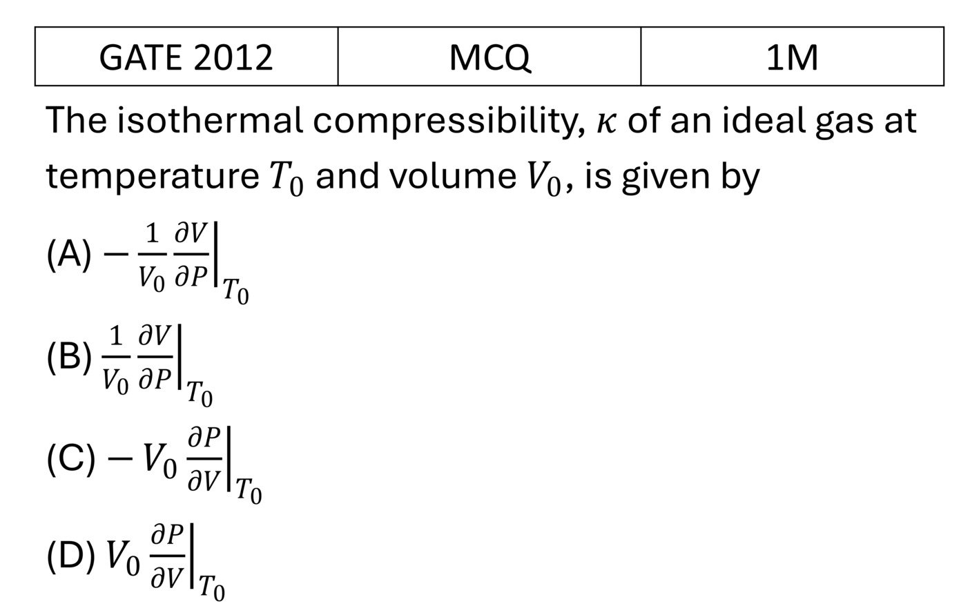 Question 1