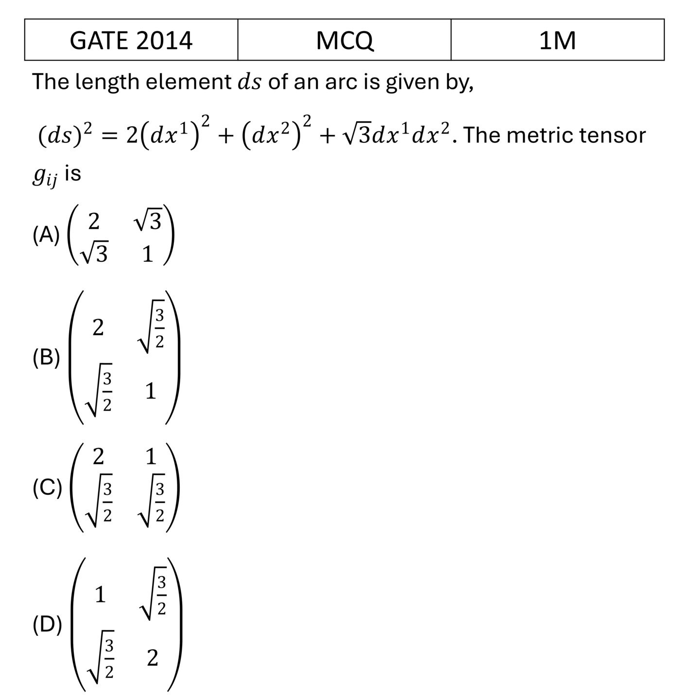 Question 3
