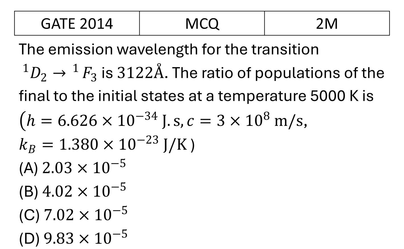 Question 1