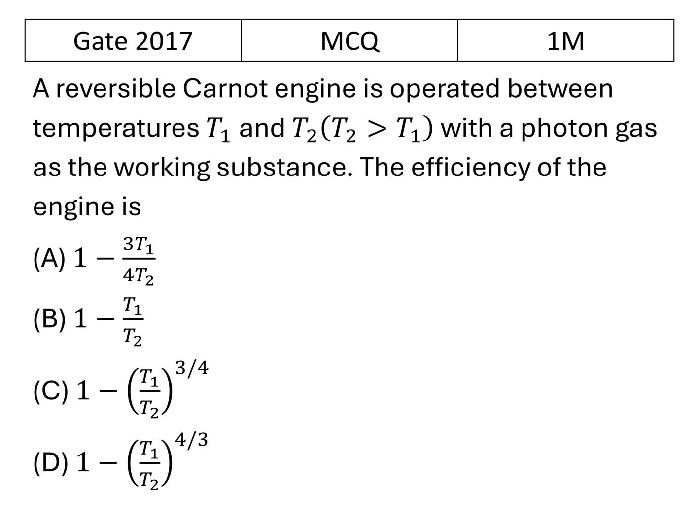 Question 1