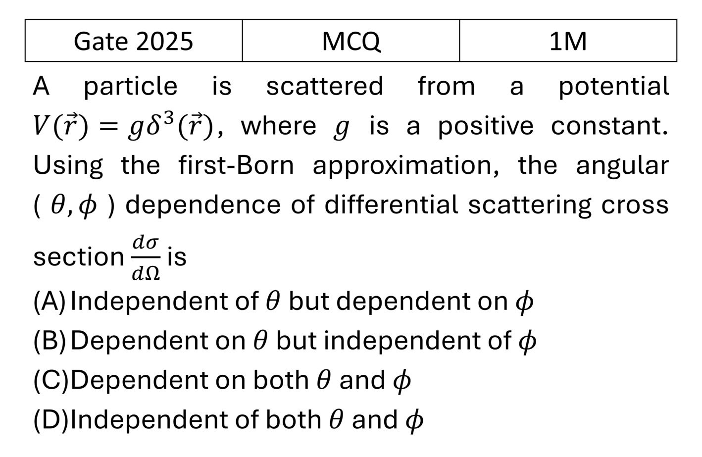 Question 4